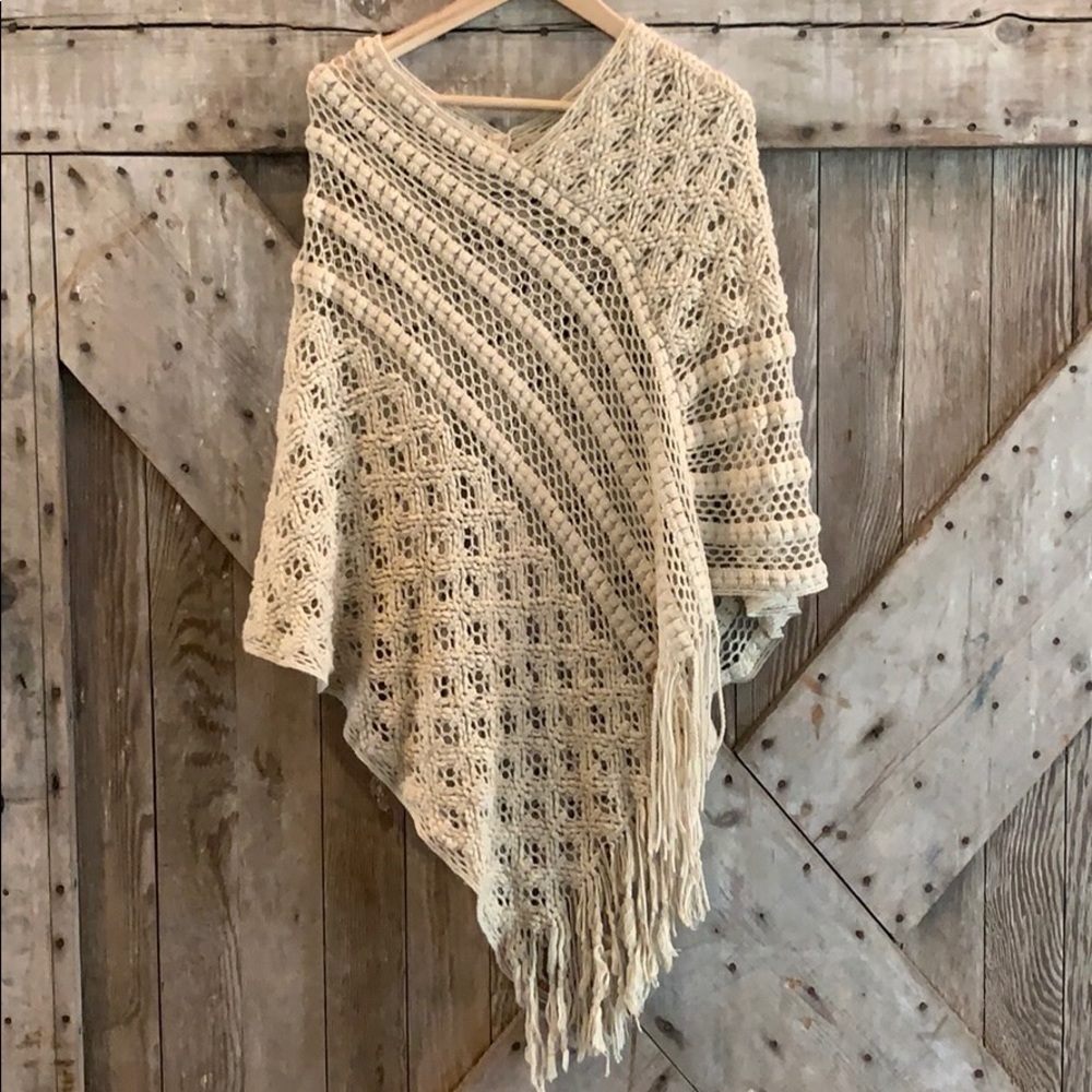 Crochet poncho